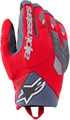 Alpinestars Durack Gloves Bright Red/Mid Gray