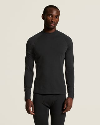 Craft Wool Comfort RN LS Men Warm T-Shirt Black