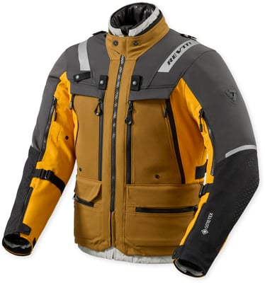 REV'IT Defender 4 GTX Jacket Black/Ocher Yellow