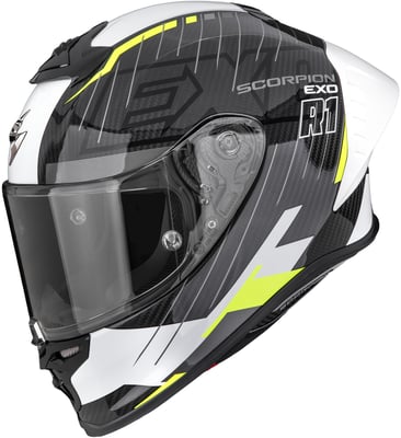 Scorpion EXO-R1 EVO II AIR Carbon Surge Black/White/Neon Yellow