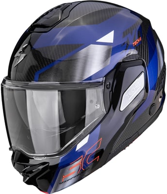 Scorpion EXO-Tech II Carbon Drift Black/Silver/Blue