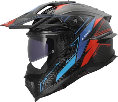 LS2 MX707 Explorer Evo C Arrow Blue Red