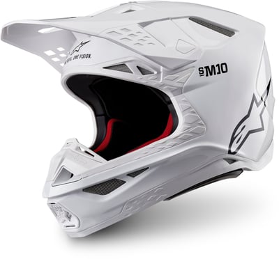 Alpinestars Supertech S-M10 Solid White Glossy 2180