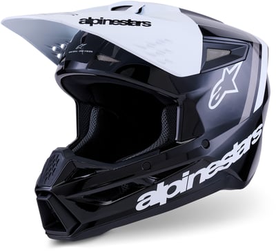 Alpinestars S-M3 Radium Black White Gray Glossy 1546