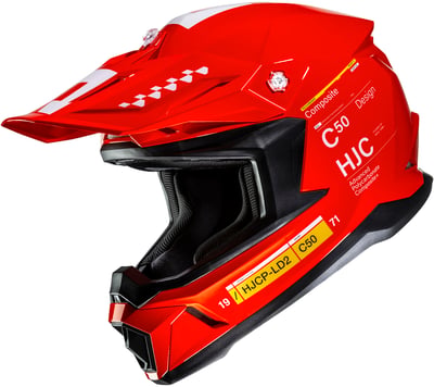 HJC C50 Tagg Red/White 320