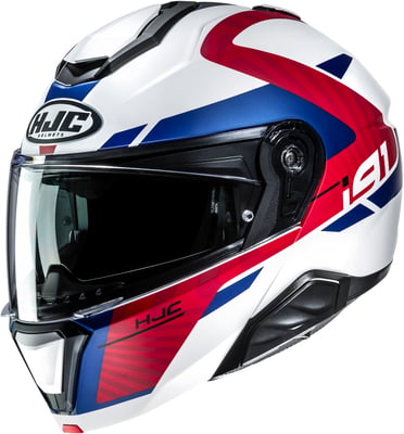 HJC i91 Gaia White/Red 235