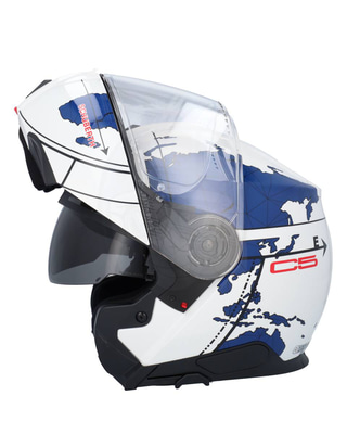 Schuberth C5 Globe White/Blue Schuberth C5 Globe White/Blue