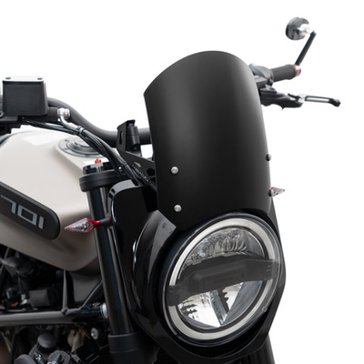 Aluminum Windshield Classic Black HS7300-20N