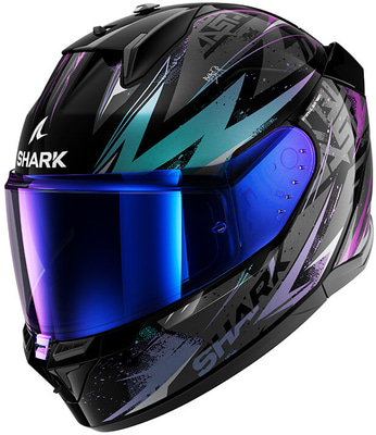 Shark D-Skwal 3 Blast-R Black/Green/Glitter KGX