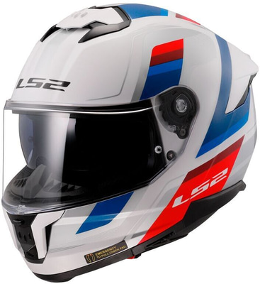 LS2 FF808 Stream II Vintage White Blue Red
