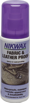 Nikwax Fabric & Leather Proof Spray 125ML Nikwax Fabric & Leather Proof Spray 125ML
