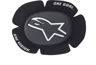 Alpinestars GP Sport Evo Knee Slider Black White 12