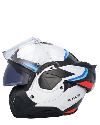 LS2 FF910 Advant II Triple White Blue Red