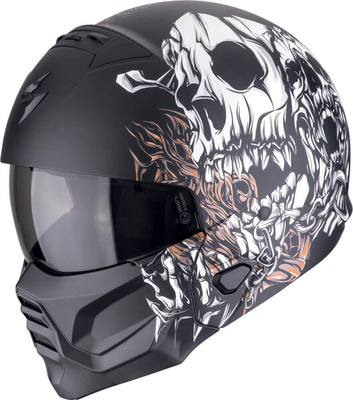 Scorpion EXO-Combat II Genesis Matt Black/White/Gold Scorpion EXO-Combat II Genesis Matt Black/White/Gold