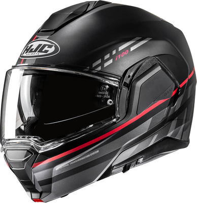 HJC i100 Sysma Black/Red 138