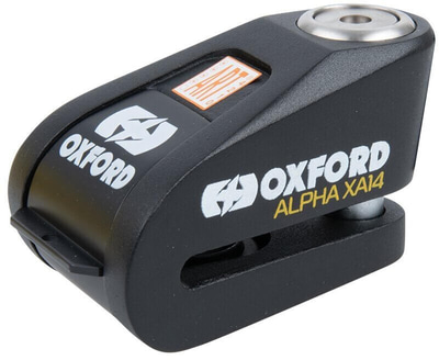 Oxford Alpha XA14 Alarm Disc Lock Black  ART4 LK218