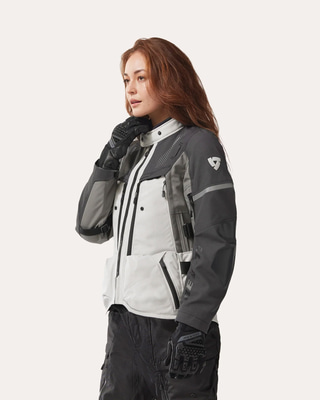 REV'IT Sand 5 H2O Ladies Jacket Silver/Anthracite REV'IT Sand 5 H2O Ladies Jacket Silver/Anthracite