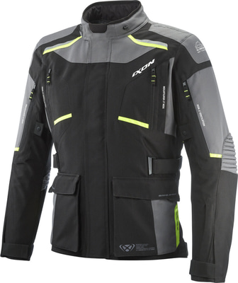 Ixon Midgard Parka Black/Grey/Bright Yellow 1086