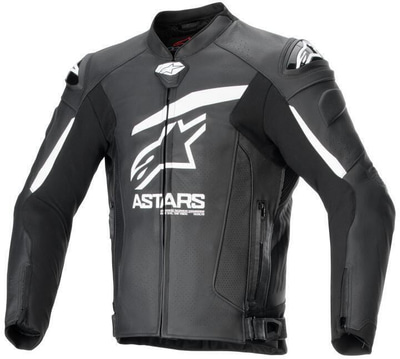 Alpinestars Gp Plus R V4 Airflow Leather Jacket Black White 12