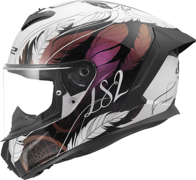 LS2 FF820 Rapid III Boho White Black Pink