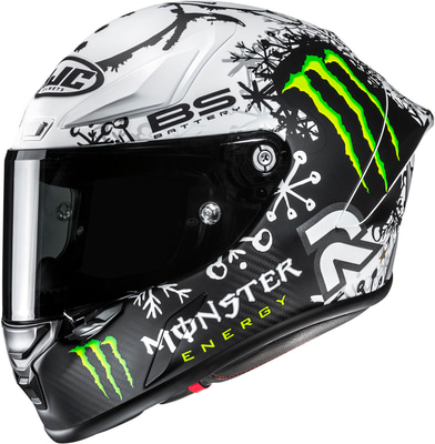 HJC RPHA-1 V2 Carbon Snow Diablo White/Black 214