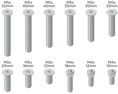 Quad Lock Replacement Screw Set Quad Lock Replacement Screw Set