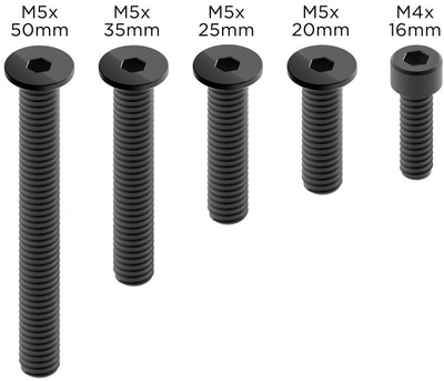Quad Lock Screw Set Pro 2 Black