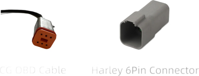 Chigee Technology 6pin OBD adapter kabel Harley Davidson MFP0047 Chigee Technology 6pin OBD adapter kabel Harley Davidson MFP0047