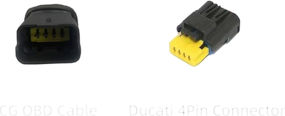 Chigee Technology 4pin OBD adapter kabel Ducati MFP0053 Chigee Technology 4pin OBD adapter kabel Ducati MFP0053