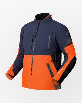 Richa Orion GTX Jacket Dark Blue/Orange