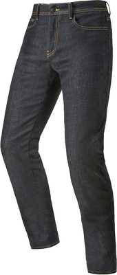 Alpinestars Cult-8 Stretch Denim Motorjeans Rinse Blue