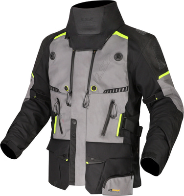LS2 Apollo Jacket Black/Dark Grey/H-V Yellow