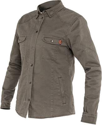John Doe Motoshirt Women Jacket Olive