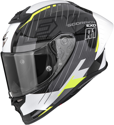 Scorpion EXO-R1 EVO II AIR Carbon Surge Black/White/Neon Yellow