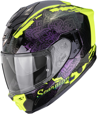 Scorpion EXO-1500 AIR Vortex Black/Neon Yellow/Chameleon