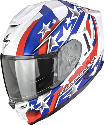 Scorpion EXO-1500 AIR Etoile White/Blue/Red
