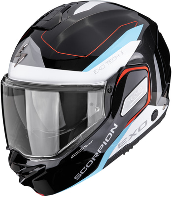 Scorpion EXO-Tech II Passager Black/White/Blue