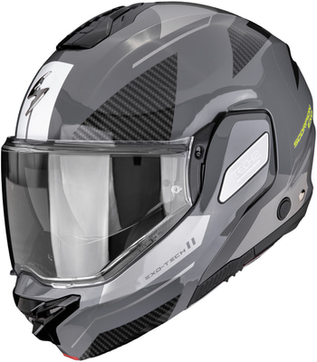 Scorpion EXO-Tech II Void Silver/Neon Yellow