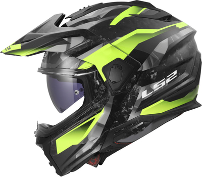 LS2 FF909 Ranger Full Carbon Strike H-V Yellow