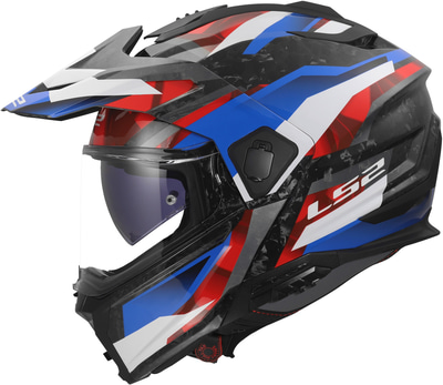 LS2 FF909 Ranger Full Carbon Strike White Blue Red