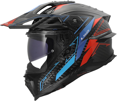 LS2 MX707 Explorer Evo C Arrow Blue Red