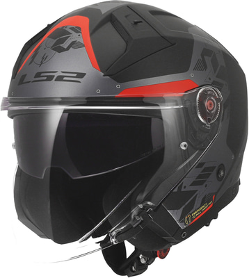 LS2 OF603 Infinity II Nightline Grey Red-06