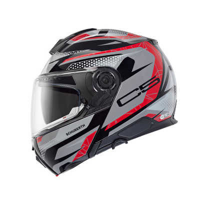 Schuberth C5 Velocity Black/Red 132