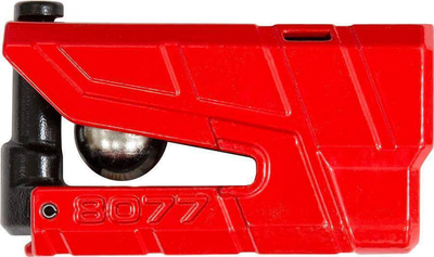 ABUS Schijfremslot GRANIT Detecto XPlus 8077 Rood ABUS Schijfremslot GRANIT Detecto XPlus 8077 Rood