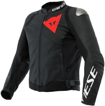 Dainese Sportiva Leather Jacket Black Matt 92C