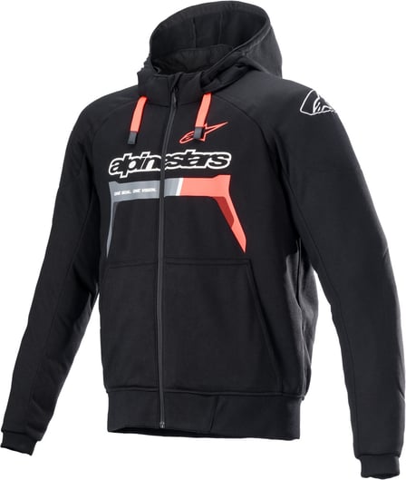 Alpinestars Chrome Ignition Hoodie Red Fluo 1030