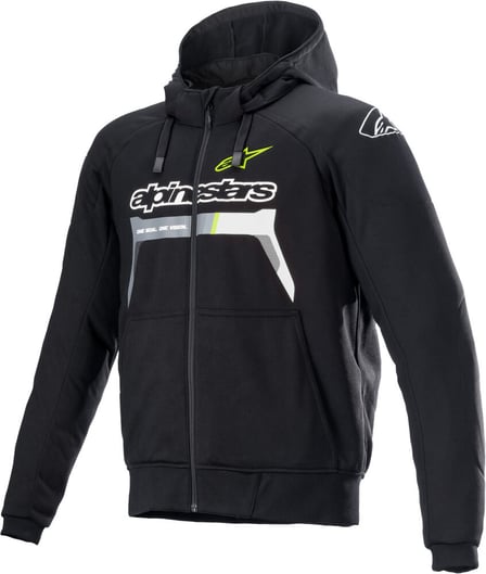 Alpinestars Chrome Ignition Hoodie Yellow Fluo 155