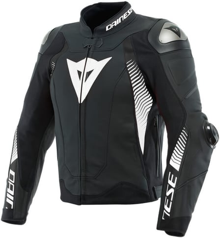 Dainese Super Speed 4 Leather Jacket White 78A