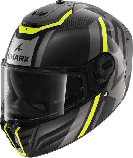 Shark Spartan RS Carbon Shawn Yellow Anthracite DYA