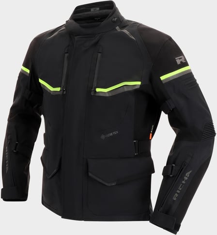Richa Atlantic 2 GTX Jacket Black/Fluo Yellow 650